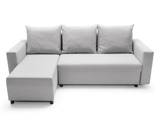 Otto Left Hand Facing Corner Sofa - Light Grey