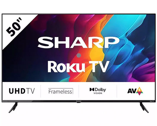 Sharp 4T-C50FJ7KL1FB 50" Smart 4K Ultra HD HDR LED Tv