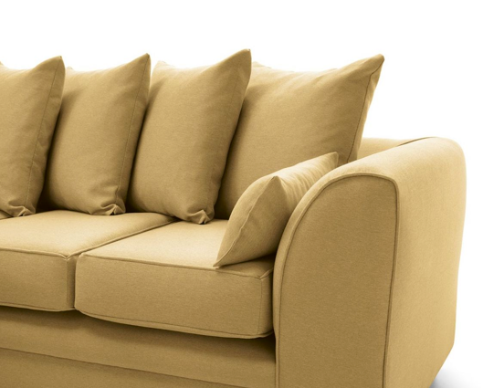 Darcy Left Hand Facing Corner Sofa - Mustard