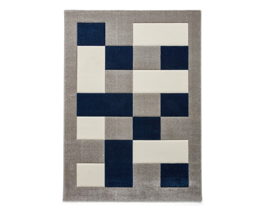 Brooke  Grey/Navy - 60cm x 120cm