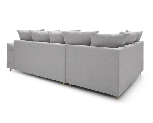 Primo Left Hand Facing Corner Sofa - Light Grey