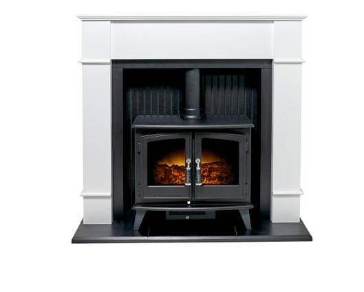 Ora Stove Suite in Pure White, 48 Inch