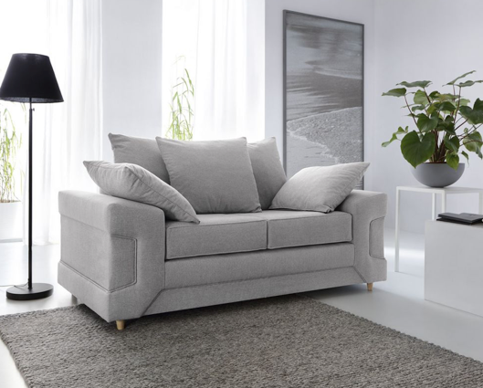 Poppy 2 Seater Sofa - Light Grey