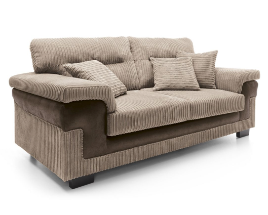 Sofia 3 Seater Sofa - Brown