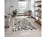 Royalty Cream/Black/Multi- 120cm x 170cm
