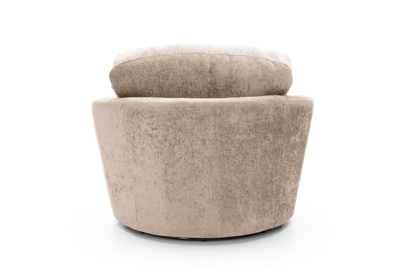 Harriet Swivel Chair - Cream