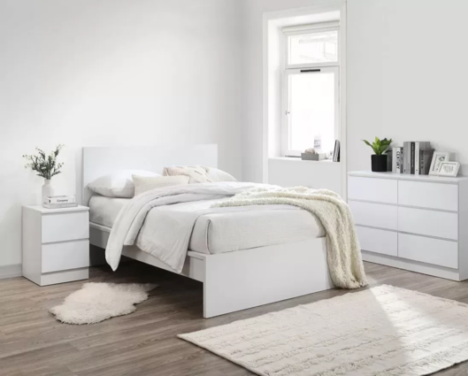 Oakley Double Bed- White