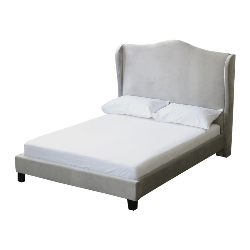 Chateaux King Size Bed Silver Silver