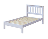 Corona Low-End Double Bed - White