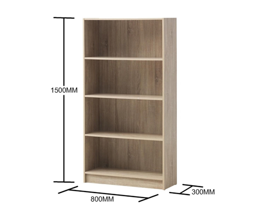 Tall Bookcase-Oak