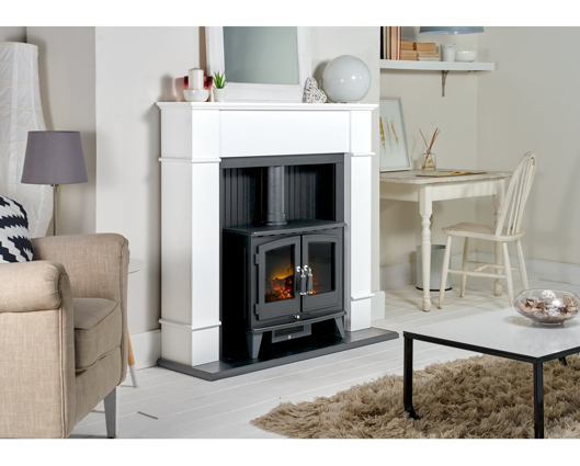 Ora Stove Suite in Pure White, 48 Inch