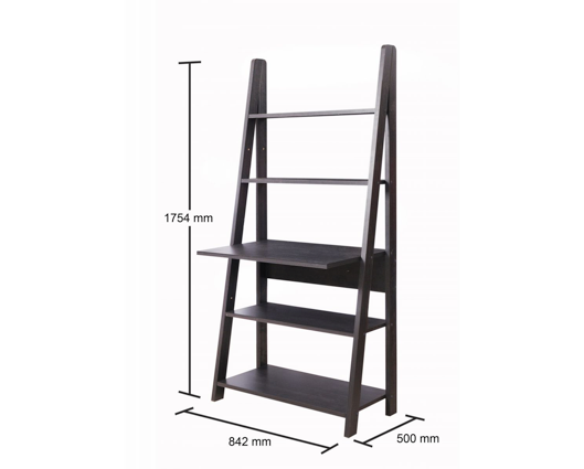 Tall Ladder Desk-Black