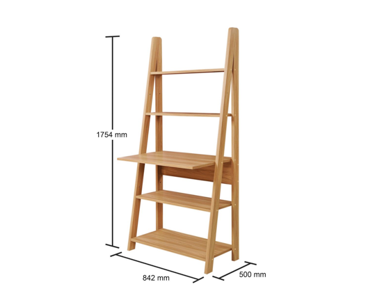 Tall Ladder Desk-Oak