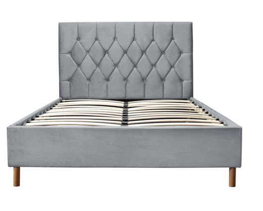 Luxton King Size Ottoman Bed-Grey
