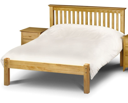 Bailey LFE King Size Bed-Pine