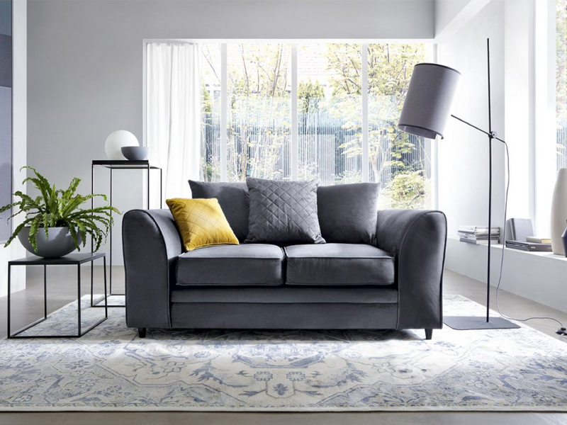 Chicago 2 Seater Sofa - Dark Grey