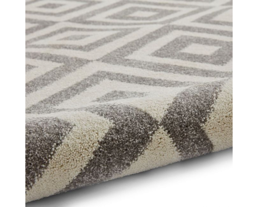 Gino Grey/White - 160cm x 220cm