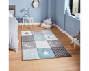 Moon + Stars Kids Rug  - Blue  - 120cm x 170cm