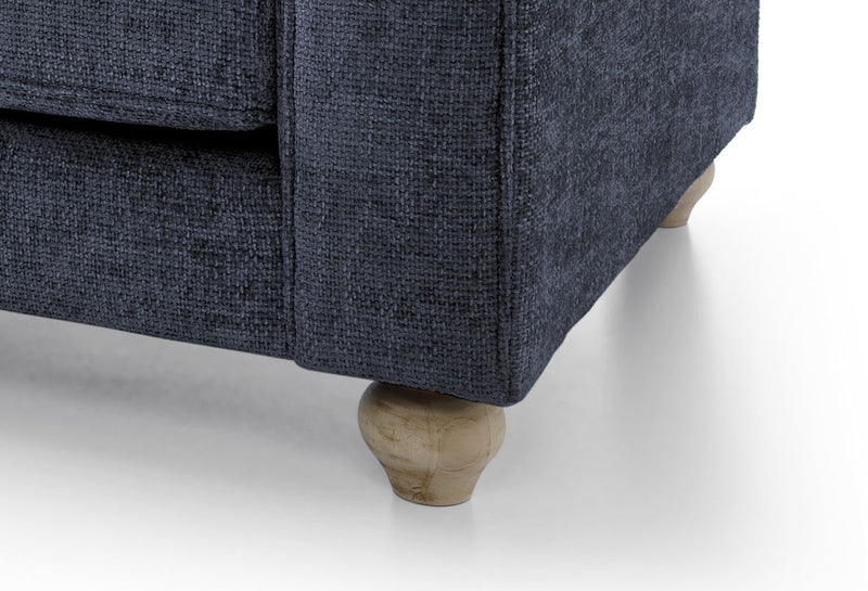 Ingrid 2 Seater Sofa - Dark Blue