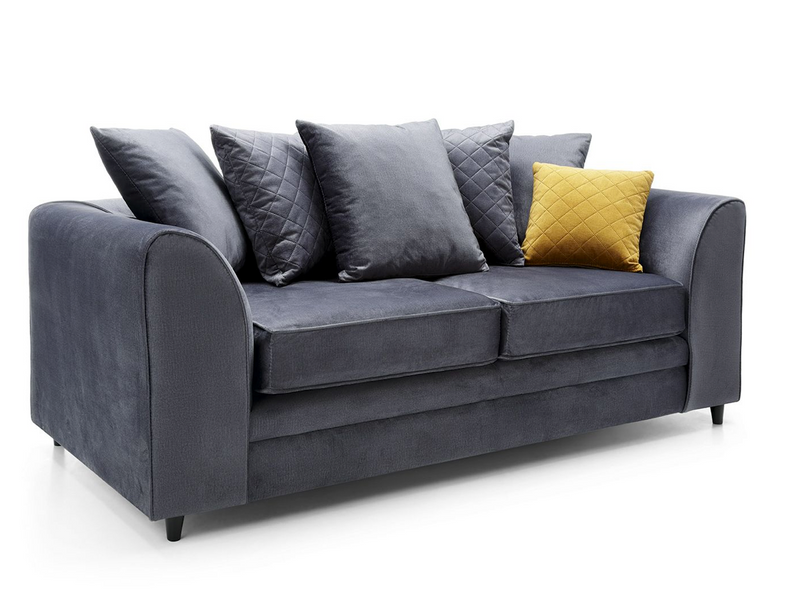 Chicago 3 Seater Sofa - Dark Grey