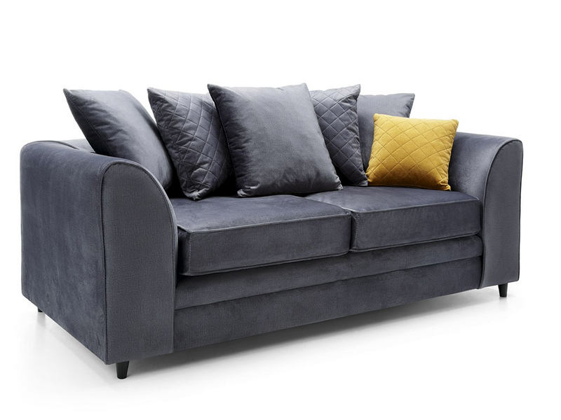 Chevelle 3 Seater Sofa - Dark Grey