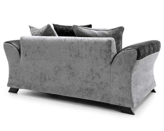 Farrow 2 Seater Sofa - Black & Charcoal