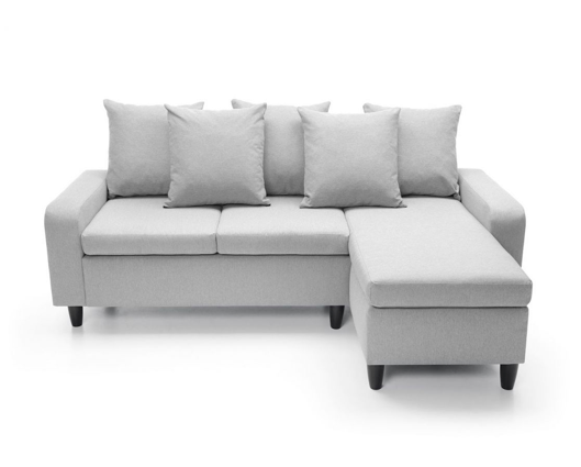 Noah Right Hand Facing Corner Sofa - Light Grey