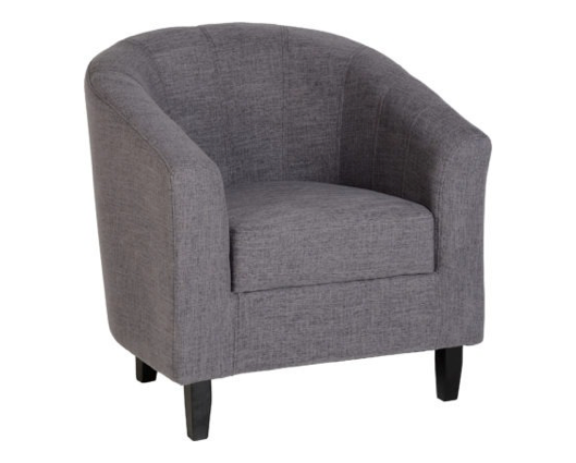 Tabitha Tub Chair - Grey Fabric