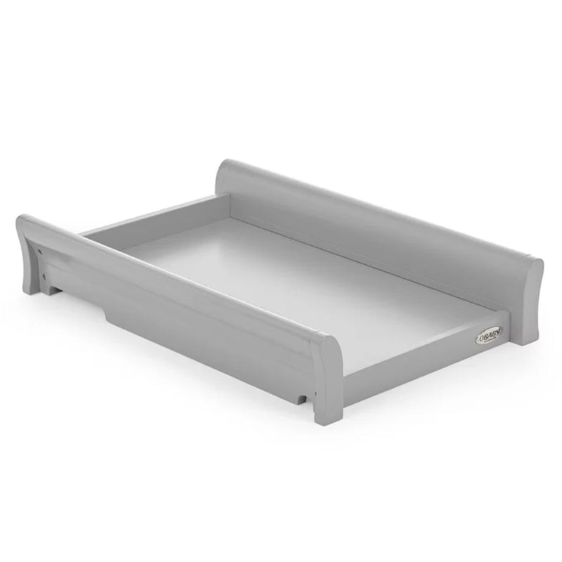 Stamford Cot Bed & Cot Bed Top Changer-Warm Grey