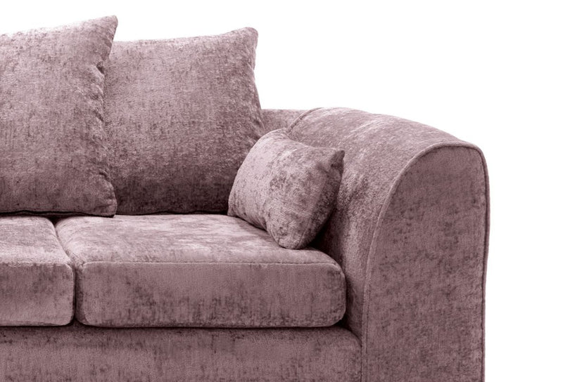 Harriet Left Hand Facing Corner Sofa - Pink