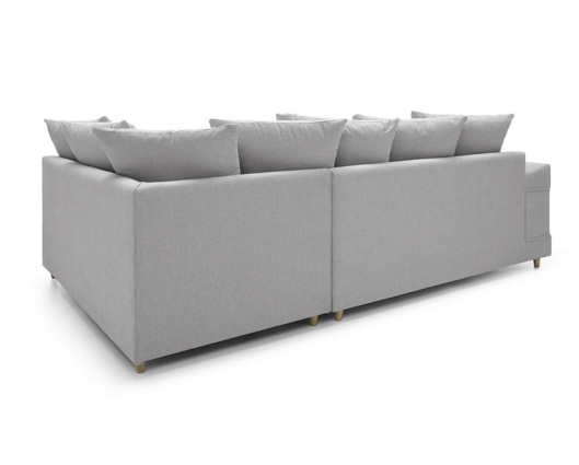 Primo Right Hand Facing Corner Sofa - Light Grey