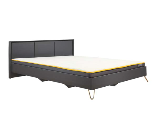 Austin Small Double Bed - Charcoal