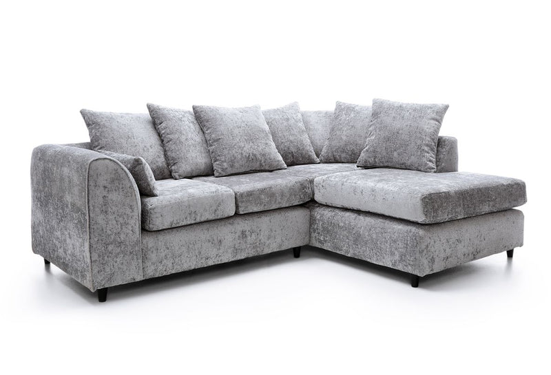 Heidi Right Hand Facing Corner Sofa - Light Grey