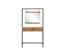 Zahra Dressing Table with Mirror-Oak