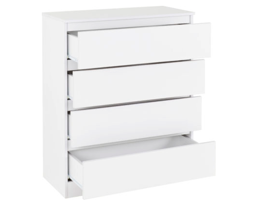 Marcus 4 Drawer Chest - White