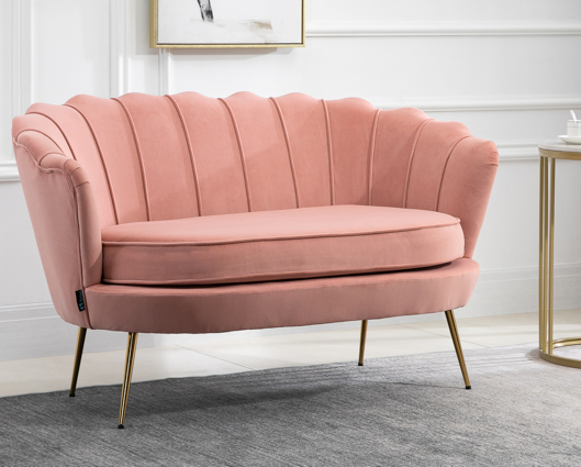Ariel 2 Seater Sofa - Coral