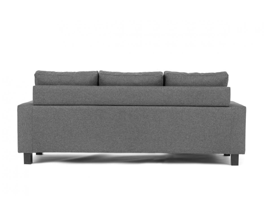 Cora Left Hand Facing Corner Sofa - Dark Grey
