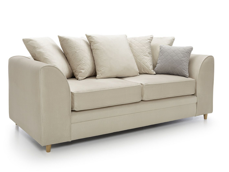Chicago 3 Seater Sofa - Cream