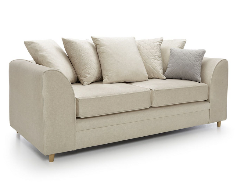 Chevelle 3 Seater Sofa - Cream