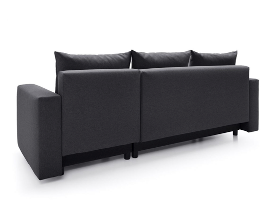 Otto Right Hand Facing Corner Sofa - Black