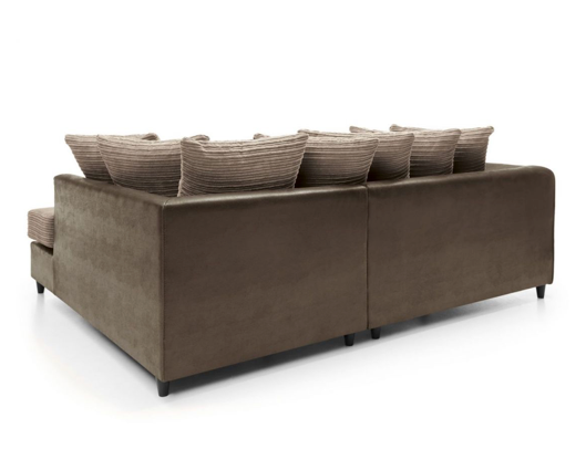 Harvey Right Hand Facing Corner Sofa - Brown