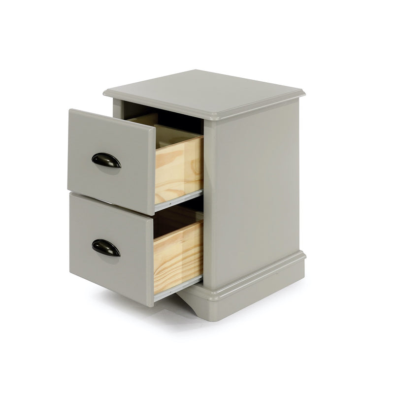 Borane 2 Drawer Compact Bedside Cabinet