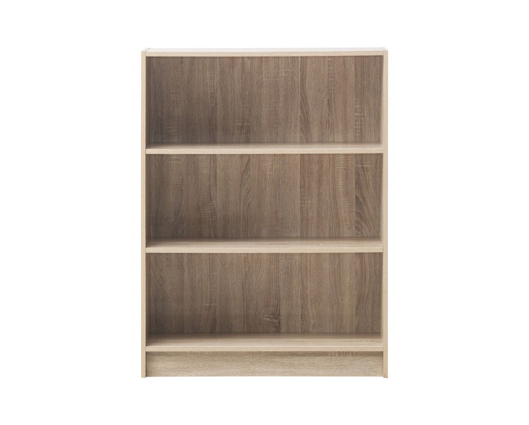 Low Wide Bookcase-Oak