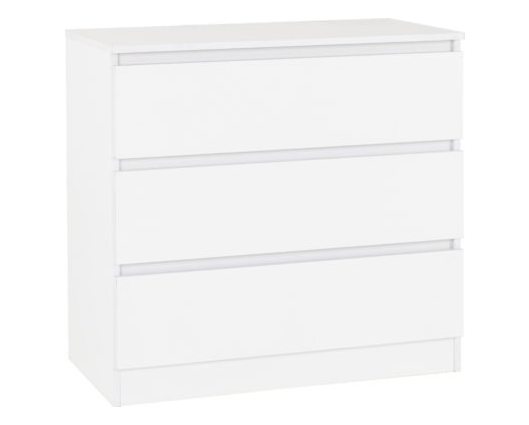 Marcus 3 Drawer Chest - White