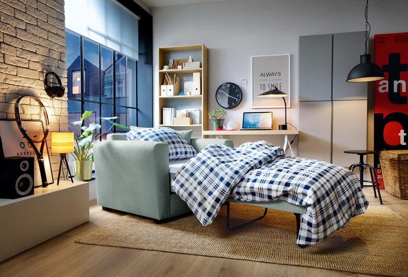 Olly Single Sofa Bed - Pistachio Green