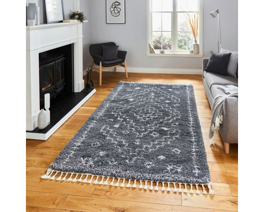 Arlo Rug Grey/Ivory- 120cm x 170cm