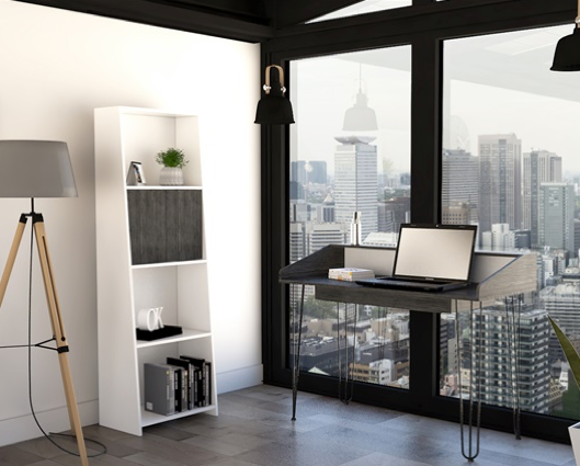 Dallas Bookcase with Doors