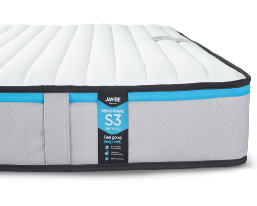 Jay-Be® Benchmark S3 Memory Eco Friendly Mattress - Double