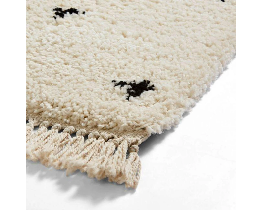 Bliss White/Black - 160cm x 220cm