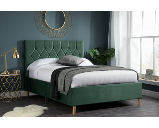 Luxton Small Double Bed-Green
